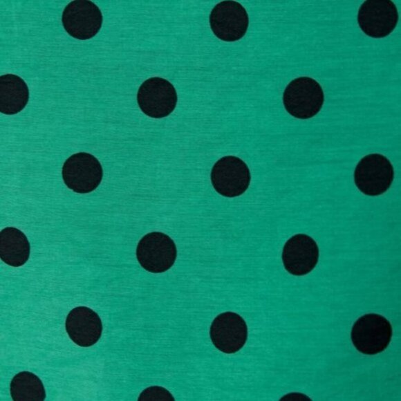 NWT Zara green & black polka dot print blouse top, XS - Picture 7 of 9